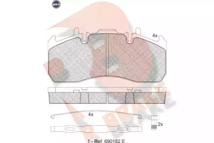 R BRAKE RB1841 G